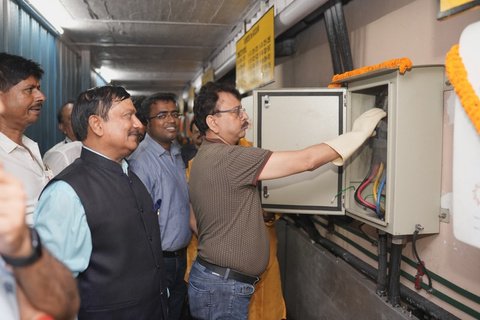 Solar power plant commissioning ceremony, Ingenieria
